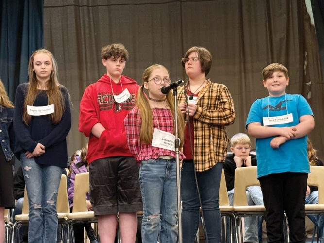 Spelling Bee: Students participate in 43rd annual Marietta Times regional contest